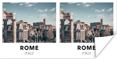 Produktbild von MuchoWow® Poster Italien - Rom - Museum 40x20 cm - Poster für die Wand - Poster Schlafzimmer