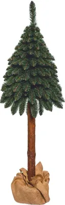 Produktbild von Künstlicher Tannenbaum, Naturholzstamm, mit Stütze, 180 cm, Jumi