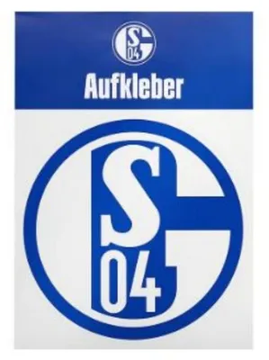 Produktbild von FC Schalke 04 Auto-Aufkleber Blau und Weiß