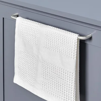 Produktbild von Katzenhaus mit Handtuchhalter - Geschlossenes Katzenklo für Katzen und Hunde - 48,5 x 51 x 51,5 cm - Grau