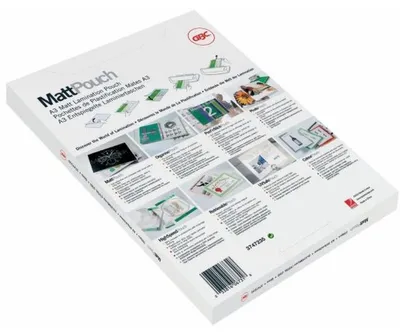 Zdjęcie produktu dla GBC 3747520, Matowy, Przezroczysty, A4, 50 szt.
