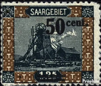 Produktbild von Briefmarken Saarland 1921 Mi 78 gestempelt Landschaftsbilder (II)