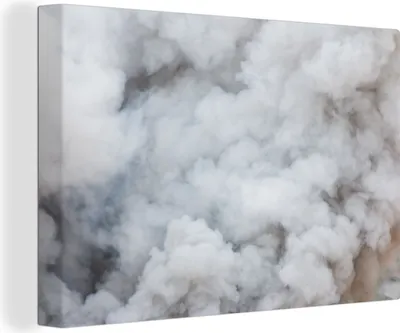 Produktbild von OneMillionCanvasses® - Leinwandbilder - 140x90 cm, Kleine Nebelschwaden, Wandbilder Kunstdruck Wanddekoration - Foto auf Leinwand - Gemälde auf Holzrahmen