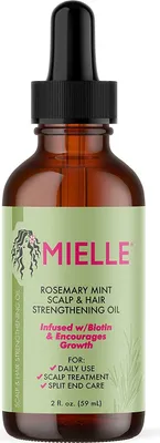 Produktbild von Mielle Organics Rosmarin Minze Kopfhaut- &amp; Haarstärkungsöl 59 ml