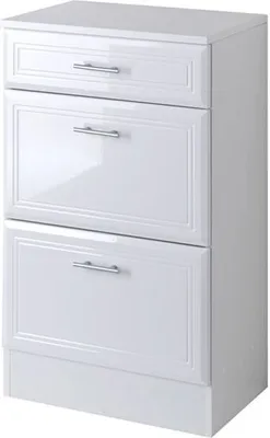 Produktbild von Held Neapel Unterschrank 50, Hochglanz-Weiß 622088
