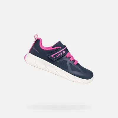Produktbild von Geox Dunkelblaue Mädchen-Sneaker Foot-run  35