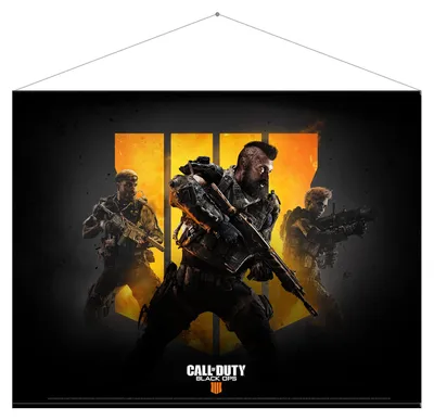 Produktbild von Gaya Entertainment Call of Duty Black Ops 4 Wandrolle Keyart 100 x 77 cm GE3602