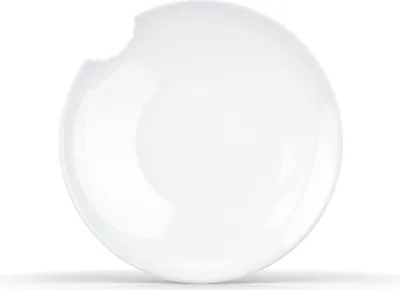 Immagine prodotto di FIFTYEIGHT PRODUCTS T017501 FIFTYEIGHT 2 Tiefe Teller mit Biss Ø 24cm weiß