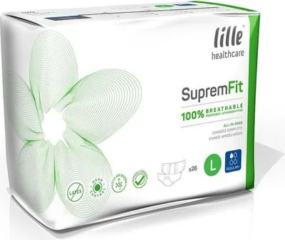Image de Lille Suprem Fit Regular Plus Large - 1 paquet de 26 protections