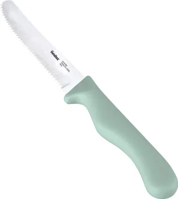 Produktbild von METALTEX 248132030 CHROMOTHERAPY Basic Brotzeitmesser 21,5 cm - grün