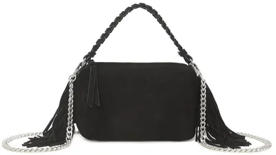 Immagine prodotto di Borsa a mano in ecopelle effetto scamosciata Lunelle - Donna - Nera