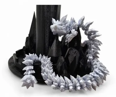 Produktbild von MORANQ Kristall Drache Crystal Dragon Gelenkig 32 cm