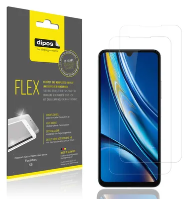Image de 2x Film de protection d'écran pour Fossibot S5, recouvre 100% de l'écran, dipos Flex