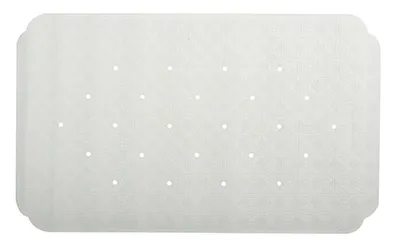 Immagine prodotto di Tappeto doccia Spirella "Ruby" Tappeto doccia antibatterico antiscivolo con ventose - bianco - circa 70 x 40 cm - gomma naturale