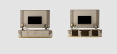 Image de TV Lowboard de luxe moderne Armoire TV Style RTV Salon Commode TV NOUVELLE