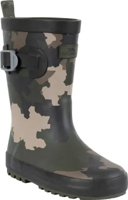 Immagine prodotto di Trespass - Stivali di gomma per bambini "Puddle", motivo mimetico TP5971 (31 EU) (Verde/Marrone/Nero)