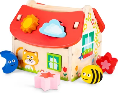 Obrázek produktu pro New Classic Toys Shape sorter house, 1 rok/roky, Vícebarevný