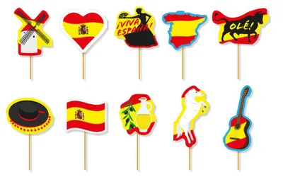 Produktbild von Spanien Motiv Picker 20 Stück