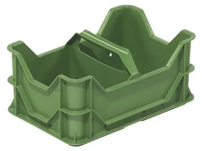 Immagine prodotto di Cestino da Raccolta in Plastica con Parete Divisoria 200 x 300 x 95/135 mm per Frutta e Bulbi