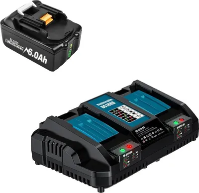 Image de Batterie, capacité 6Ah, indicateur LED, 1 6.0 b 1 c