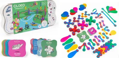 Obrázek produktu pro CLIXO Classroom - magnetická stavebnice 100 kusů