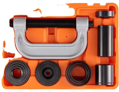 Image de VEVOR Kit d'extracteur de joint à rotule de 10 pièces, 360 x 285 x 70 mm Kit universel d'outils d'extraction de joint à rotule en acier au carbone pour automobile, avec boîte d'extracteurs de joint à rotule