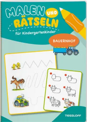 Immagine prodotto di Malen und Rätseln für Kindergartenkinder. Bauernhof
