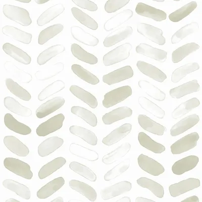 Productafbeelding van Zelfklevende behang, beige met wit visgraatmotief, 44 x 300 cm