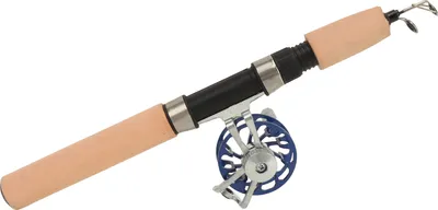 Productafbeelding van Een hengel en molen combinatie die geschikt is voor het vissen in de winter, met een werpafstand van 65 cm
