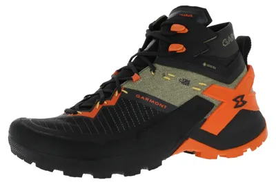 Produktbild von Garmont 9.81 Onyx Mid GTX wasserdichte und stabile Herren Wanderschuhe mit griffiger Vibram Megagrip Sohle und Goretex Membrane Raven Black/Pale Beige EU 44.5