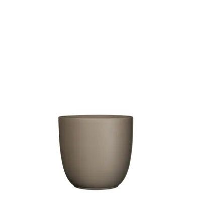 Produktbild von Keramiktopf 16x17cm - mattgrau, elegant