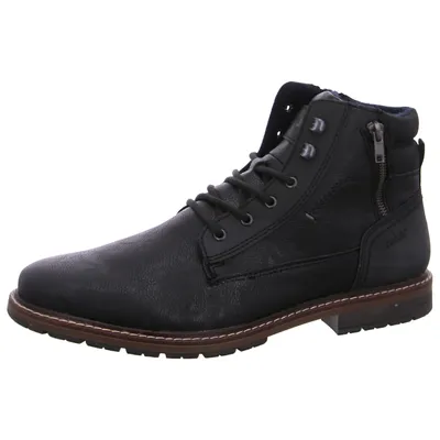 Produktbild von Rieker Herren Schnürboots Stiefelette Reißverschluss 13742, Größe:46 EU, Farbe:Schwarz