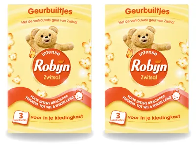 Productafbeelding van 2 x Robijn Zwitsal geurzakjes - Zachte babygeur - Hypoallergeen - Voordelingsverpakking - 2 stuks