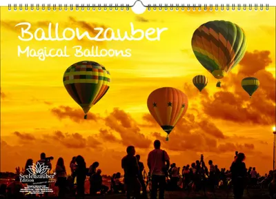 Produktbild von Ballonzauber DIN A3 Immerwährender Kalender Heißluftballon - Seelenzauber