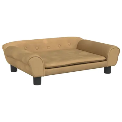 Immagine prodotto di vidaXL Letto per cani Marrone 70x48x22 cm Velluto