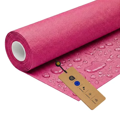 Produktbild von LOMIQ Polyesterstoff Wasserdicht, 100x150 cm, Rosa, 366 g/m2, Meterware Stoff Outdoor, Reißfest & Pflegeleicht, Material für Markisenstoff, Segeltuch, Gartenmöbel, Zelte, Rucksäcke, Tierbetten