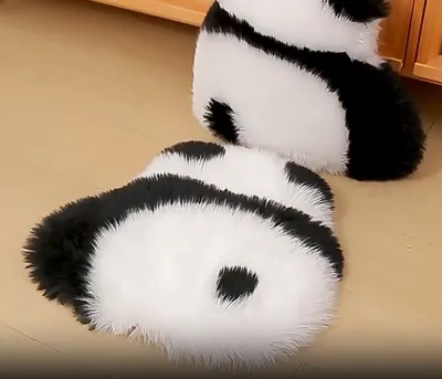 Produktbild von 360Home Panda Cartoon Kissen Plüsch Sitzkissen