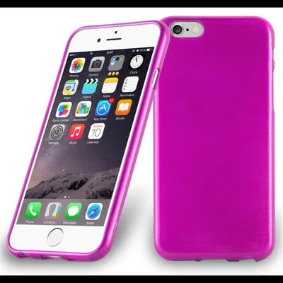 Produktbild von Cadorabo Hülle für Apple iPhone 6 / 6S Schutz Hülle in Rosa Schutzhülle TPU Silikon Etui Case Cover