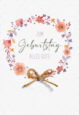 Produktbild von Geburtstag  Unverpackt  Glückwunschkarte im Format 115x17cm mit Umschl