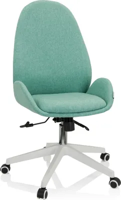 Produktbild von hjh OFFICE Home Office Bürostuhl AVEA I Schreibtischstuhl mit Armlehnen Stoff Drehstuhl