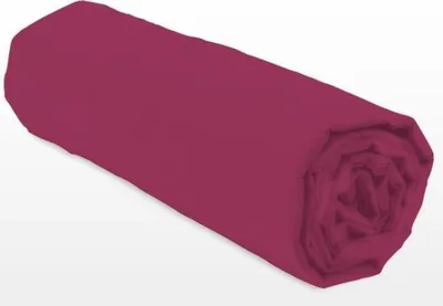 Image de Drap-housse 140x190+30 cm, Fuchsia, 100% Coton, LOVELY HOME LH71612