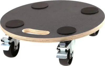 Produktbild von SWV 400066 Blumenroller Fassroller Rollbrett Transportroller Siebdruck 200kg Rund gebremst