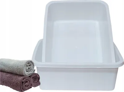 Obrázok produktu pre PRAVOKÚPNÁ MISKA 11 L. 30 x 37 cm BIELA SILNÁ HLBOKÁ