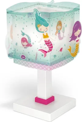 Produktbild von Dalber 63441, Türkis, Kinderzimmer, Mermaids, Weiß, Disney, E14