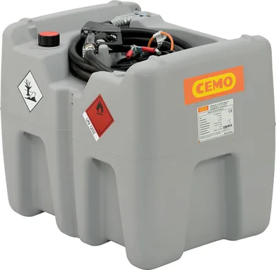 Produktbild von Mobile Dieseltankstation, Vol. 210 l, mit Elektropumpe 12 V, 25 l/min und Automatik-Zapfpistole