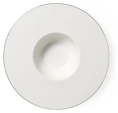 Produktbild von Teller tief breiter Rand 26 cm 0,25 l  Platin Line
