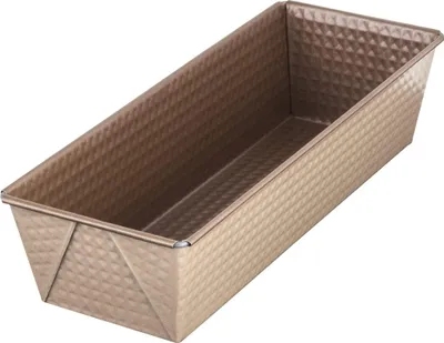 Produktbild von Zenker Königskuchenform 30 cm MOJAVE GOLD, Backform aus Stahlblech, Kastenform mit keramisch verstärkter Antihaftbeschichtung (Farbe: Mahagoni/Gold)
