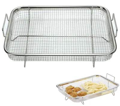 Produktbild von Grillkorb aus Edelstahl - Für Grillen und Backen