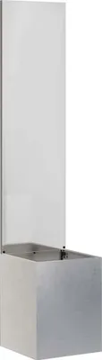 Produktbild von vidaXL Garten Sichtschutz-Leinwand Silber 32 x 150 cm Edelstahl