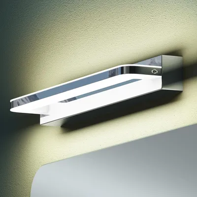 Produktbild von Mai & Mai Spiegelleuchte 40cm LED Badlampe| Spiegellampe, 4000K Badezimmer Lampe | LED Wandleuchte Chrom 9W SparkLuxe